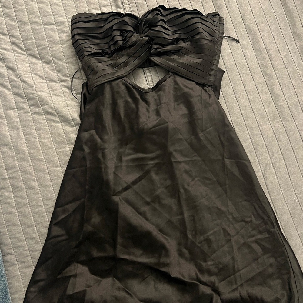 Princess Polly Black Strapless Dress